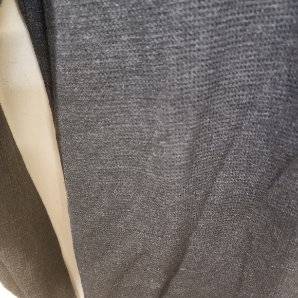 Lucky Brand Gray Christmas Santa Claus pajama top size M - Picture 2 of 8